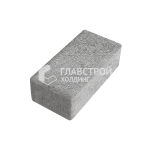 Тротуарная плитка 250х500х60, серо-белая на камне
